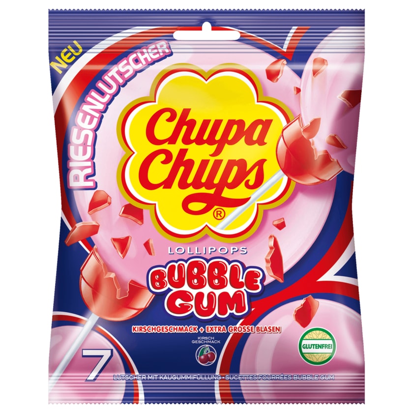 Chupa Chups Lollipops 126g, 7 Stück